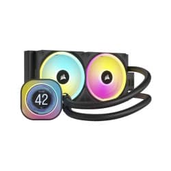 Corsair iCUE LINK H100i LCD 240MM Liquid CPU Cooler Black