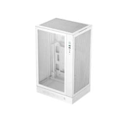 DeepCool CH270 Digital WH High Airflow Vertical M-ATX Compact Case with Data Screen
