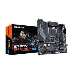 GIGABYTE B760M GAMING X DDR5 13th and 12th Gen mATX Motherboard