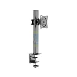 Kaloc DZ100-J 17-32 Inch Black Adjustable Single Arm Monitor Desktop Mount Stand