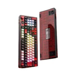 LINGBAO K98 Pro Tri-Mode Mechanical Keyboard Flame Scale Tenghui