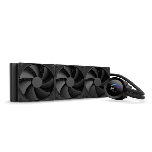 NZXT Kraken Plus 360 V2 360mm AIO Liquid CPU Cooler with LCD Display