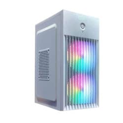 OVO J618 W RGB Micro Mesh Gaming Case (White)