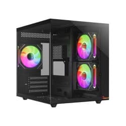 PC POWER GS620 ICE CUBE MINI V2 5 FANS GAMING CASE