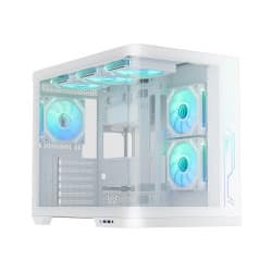 PC POWER PGH650 ICELAND EDGE WH 9 ARGB FAN ATX CASING