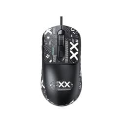 TWOLF G580 Office WIRED MOUSE WITH GRIP TAPE BLACK