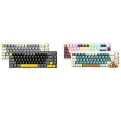 Zifriend AG68 67 Keys Hot-Swappable Rainbow Bcaklit Gasket Structure Gaming Mechanical Keyboard
