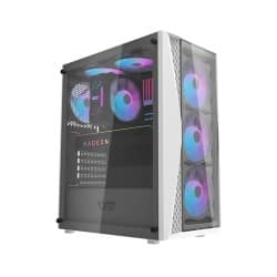 darkFlash DK352 PLUS ATX WHITE CASE
