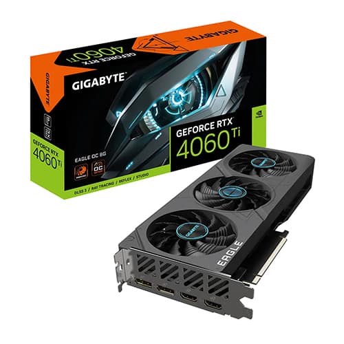 GIGABYTE GeForce RTX 4060 Ti EAGLE OC 8G GDDR6 Graphics Card