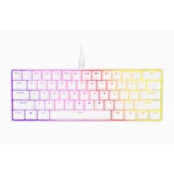 Corsair K65 RGB MINI 60% CHERRY MX Red Mechanical Gaming Keyboard (White)