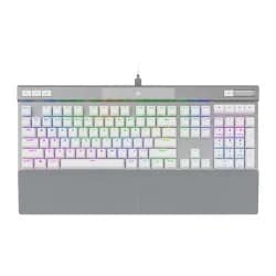 Corsair K70 PRO RGB Optical-Mechanical Gaming Keyboard with PBT DOUBLE SHOT PRO Keycaps (White)