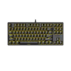 E-Yooso Z87 Hotswap Mechanical Keyboard (Yellow Backlit)