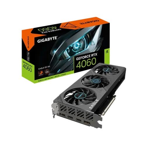 GIGABYTE GeForce RTX 4060 EAGLE OC 8G GDDR6 Graphics Card