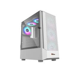 Pc Power PG500 WHITE AIR MESH ARGB ATX Gaming Casing