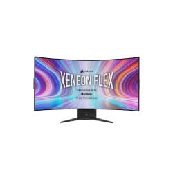 Corsair XENEON FLEX 45WQHD240 45 Inch WQHD OLED Dual HDMI, DP, USB, USB-C Black Curved Gaming Monitor