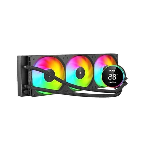 Acer AC360YN ARGB 360mm AIO Liquid CPU Cooler Black